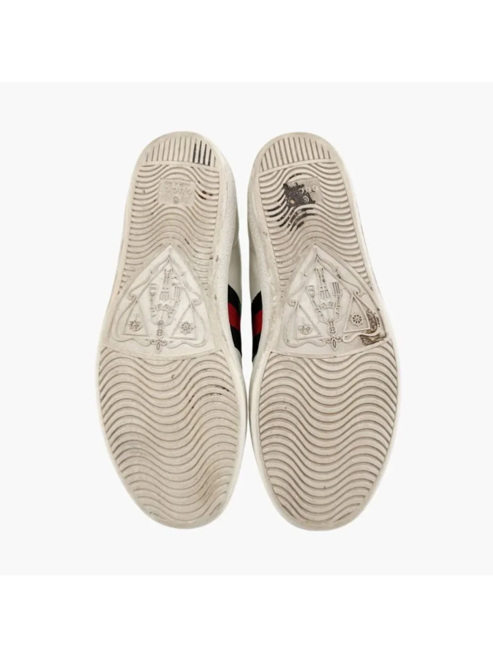 Gucci Ace Pearl Sneakers Size 36.5 US 6.5 White Leather Stud Spike Low Top Shoe